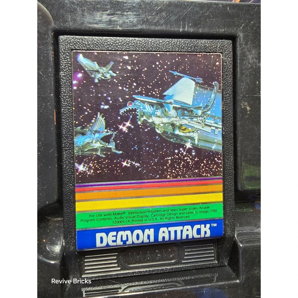Boxed Intellivision New Demon Attack Mattel Electronics Game & Box Tested Workin